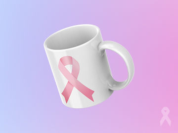 Mug tasse en céramique octobre rose